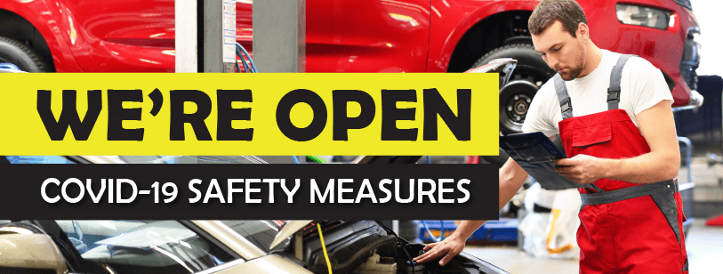 We're Open, To Keep You On The Roads Safely